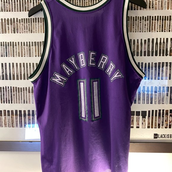 Champion - Milwaukee Bucks Lee Mayberry vintage jersey (1993) RARE 44 - Picture 2 of 6